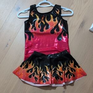 Flame Design Kids Costume